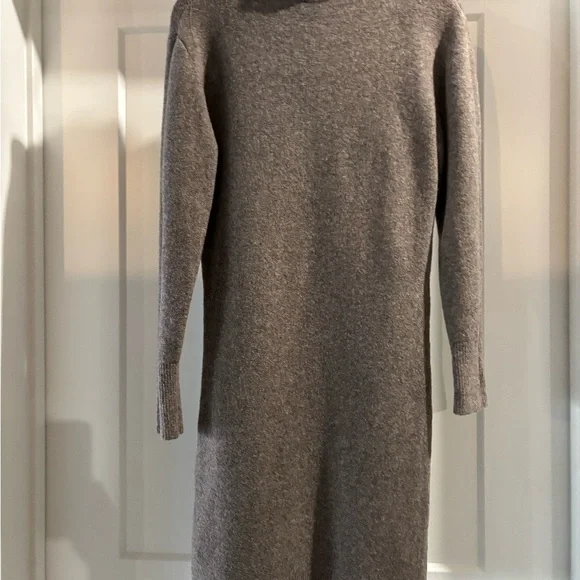 ann taylor sweater dress Womens Small Mustard Cable Knit Cowl Neck NEW XL Pale Sandalwood Womens Fit Weekend Ribbed Button Sweater Dress